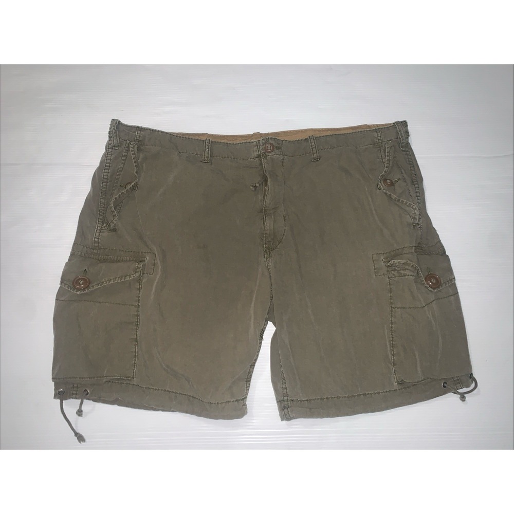 Polo Ralph Lauren Cargo Shorts Mens 46 Olive Green Vintage Utility Y2K Army 90s